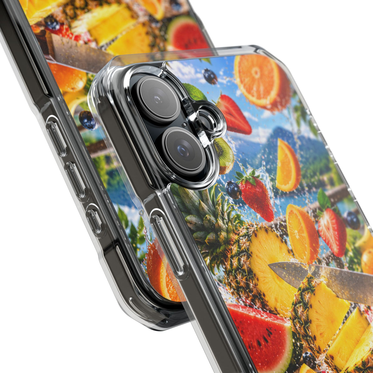 Tropical Fruit Splash | Cinematic Fresh Fruit MagSafe® Impact Case for iPhone 14, 15, 16 & 17