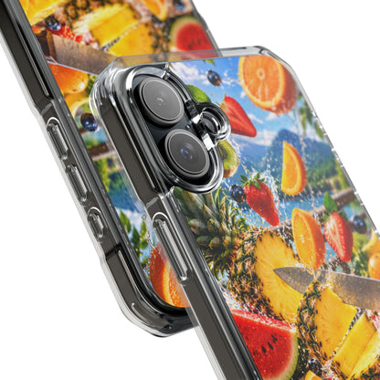 Tropical Fruit Splash | Cinematic Fresh Fruit MagSafe® Impact Case for iPhone 14, 15, 16 & 17