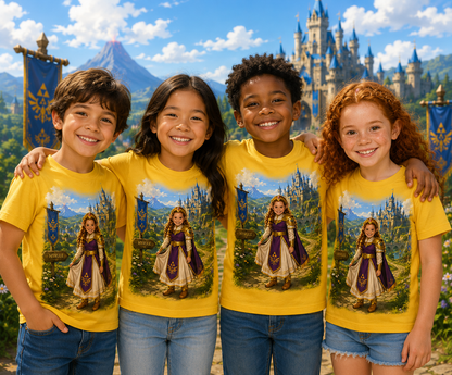 Fantasy Princess Kids Graphic T-Shirt