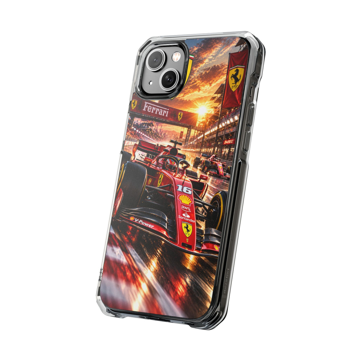Ferrari F1 Racing Thunder | Cinematic Formula Racing MagSafe® Impact Case for iPhone 14, 15, 16 & 17