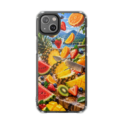 Tropical Fruit Splash | Cinematic Fresh Fruit MagSafe® Impact Case for iPhone 14, 15, 16 & 17