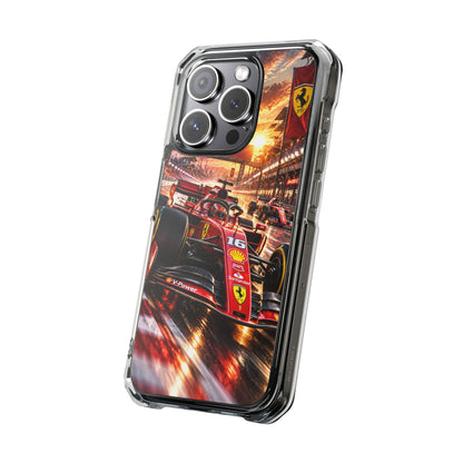 Ferrari F1 Racing Thunder | Cinematic Formula Racing MagSafe® Impact Case for iPhone 14, 15, 16 & 17