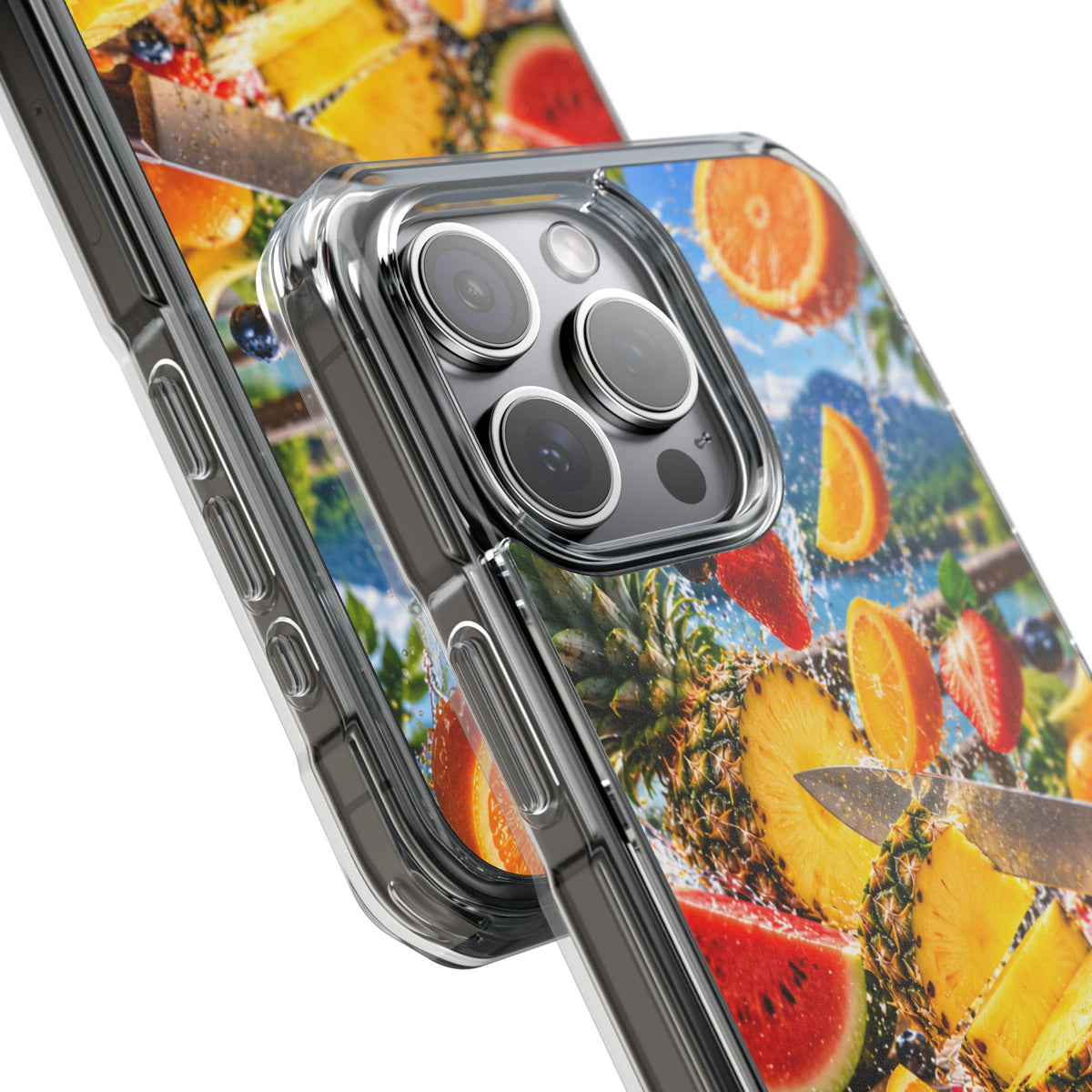 Tropical Fruit Splash | Cinematic Fresh Fruit MagSafe® Impact Case for iPhone 14, 15, 16 & 17