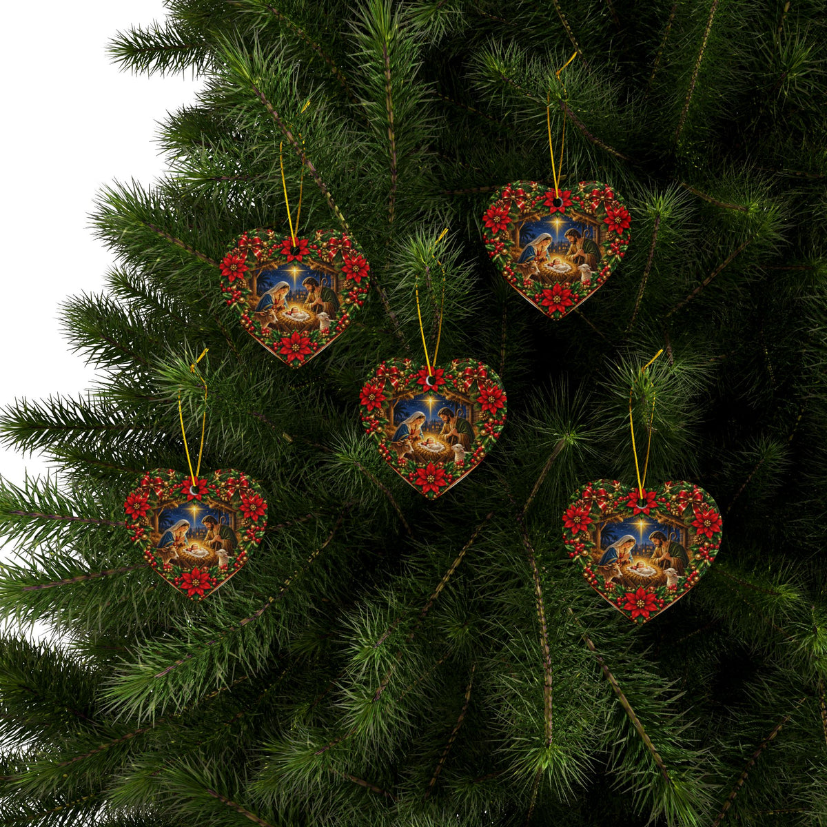 Nativity Scene Christmas Ornament