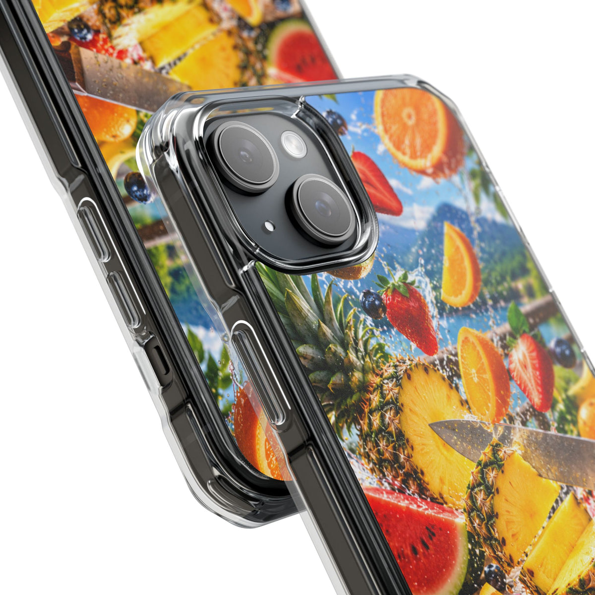 Tropical Fruit Splash | Cinematic Fresh Fruit MagSafe® Impact Case for iPhone 14, 15, 16 & 17