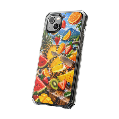 Tropical Fruit Splash | Cinematic Fresh Fruit MagSafe® Impact Case for iPhone 14, 15, 16 & 17