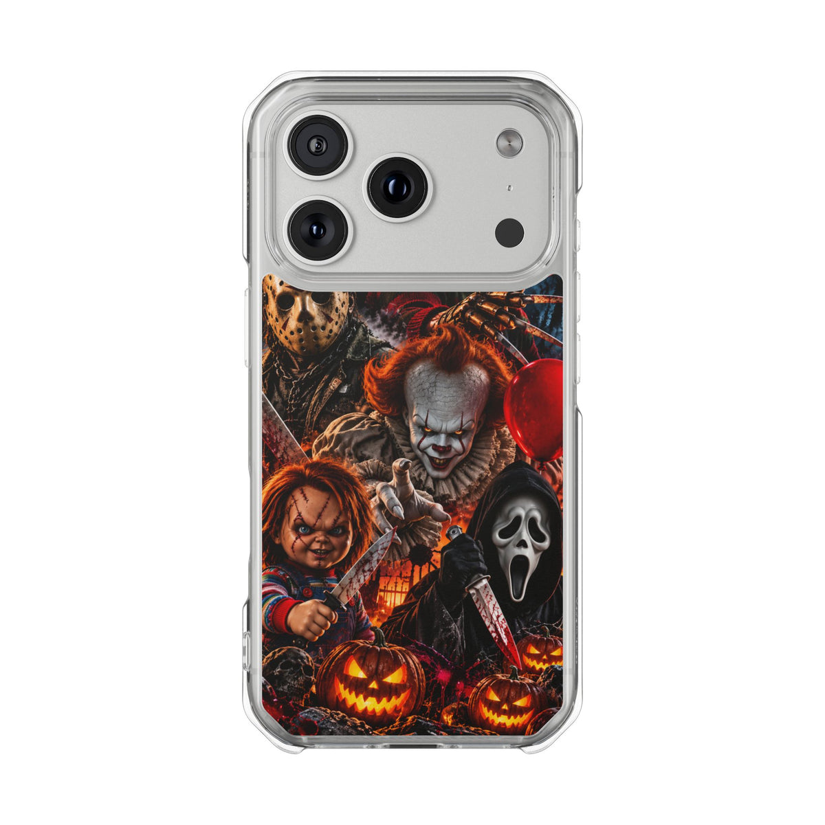 Night of Horror | Classic Slasher Halloween MagSafe® Impact Case for iPhone 14, 15, 16 & 17