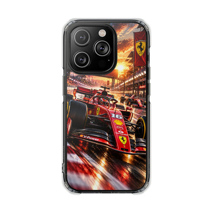 Ferrari F1 Racing Thunder | Cinematic Formula Racing MagSafe® Impact Case for iPhone 14, 15, 16 & 17