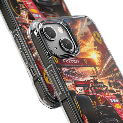 Ferrari F1 Racing Thunder | Cinematic Formula Racing MagSafe® Impact Case for iPhone 14, 15, 16 & 17
