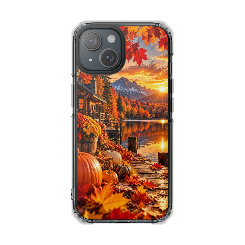 Golden Autumn Paradise | Cinematic Fall Landscape MagSafe® Impact Case for iPhone 14, 15, 16 & 17