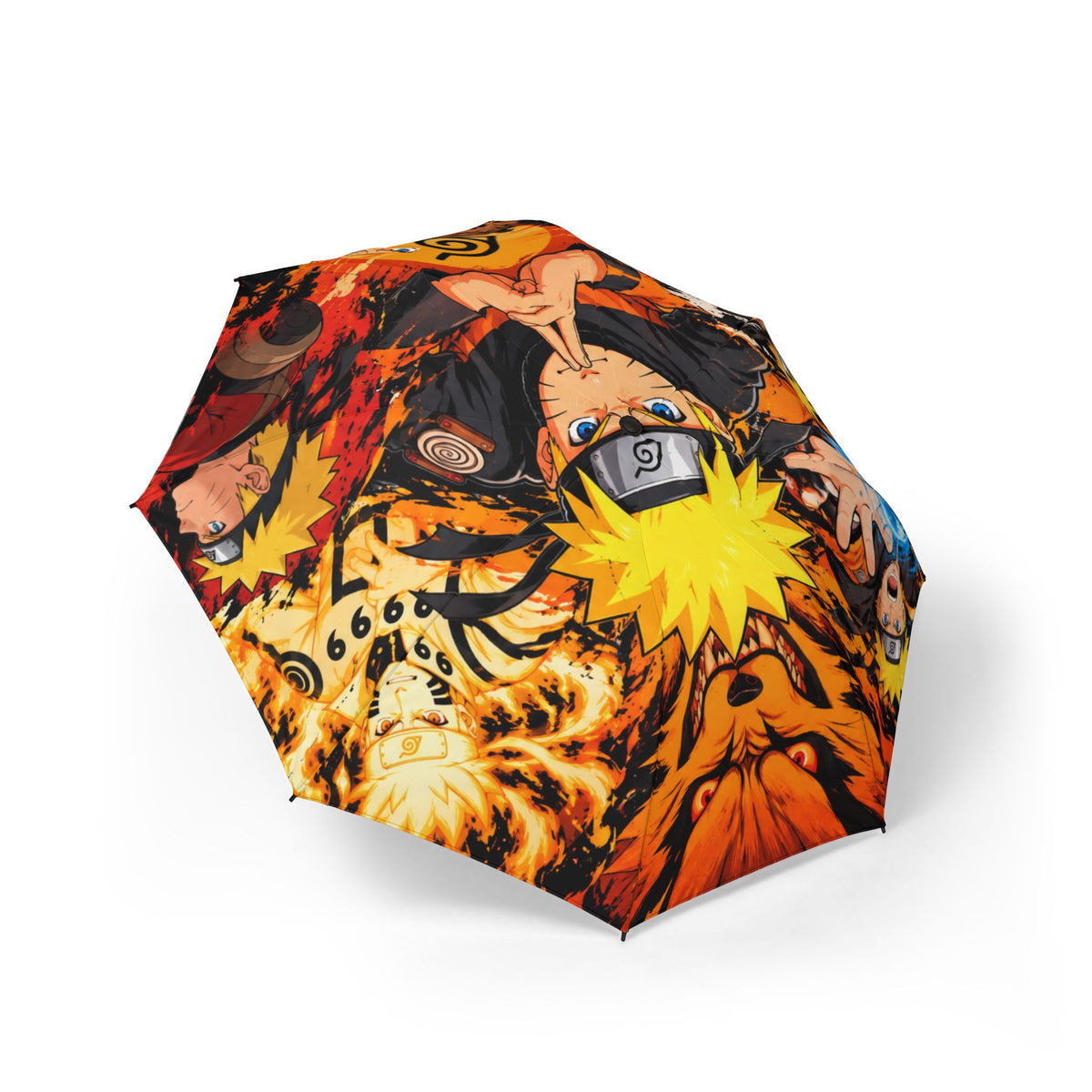 Naruto Anime Foldable Umbrella — Uzumaki Naruto Rasengan & Kurama Design
