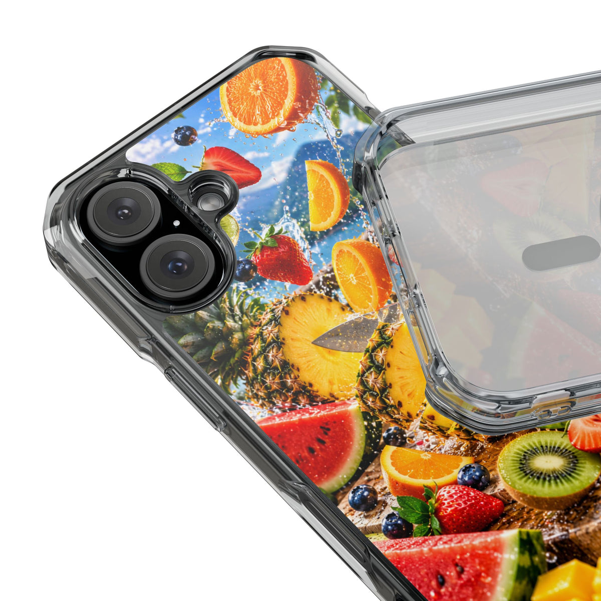 Tropical Fruit Splash | Cinematic Fresh Fruit MagSafe® Impact Case for iPhone 14, 15, 16 & 17