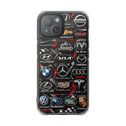 Ultimate Auto Legends | Luxury & Performance Car Logo MagSafe® Impact Case for iPhone 14, 15, 16 & 17