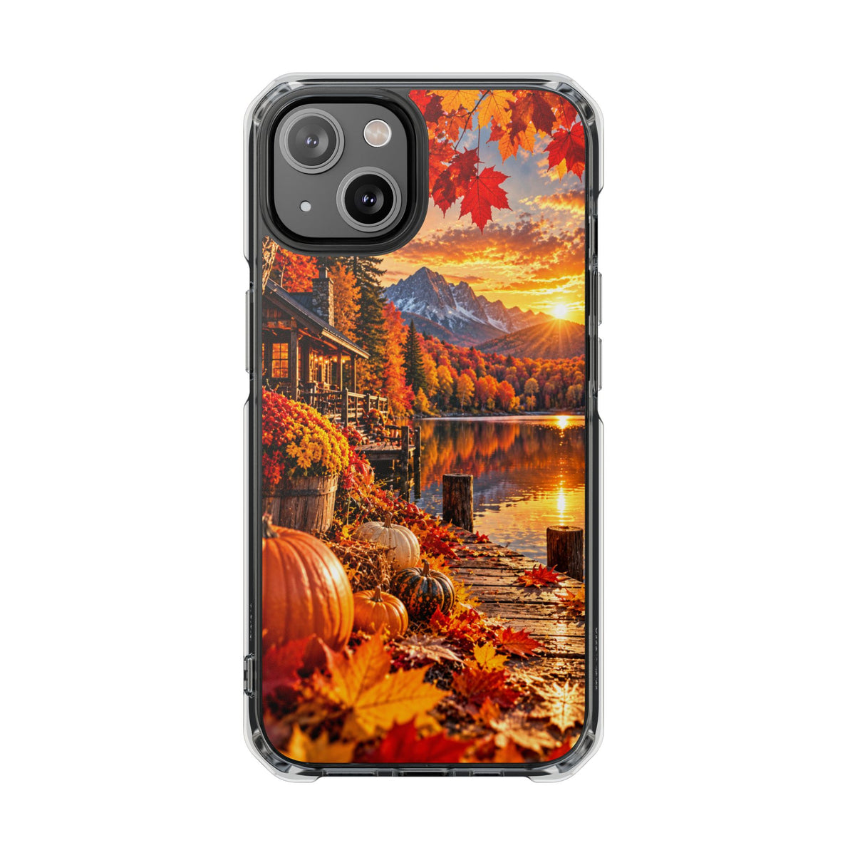 Golden Autumn Paradise | Cinematic Fall Landscape MagSafe® Impact Case for iPhone 14, 15, 16 & 17