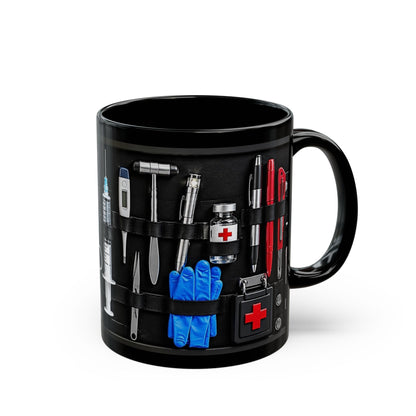 Medical Professional Black Mug