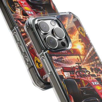 Ferrari F1 Racing Thunder | Cinematic Formula Racing MagSafe® Impact Case for iPhone 14, 15, 16 & 17