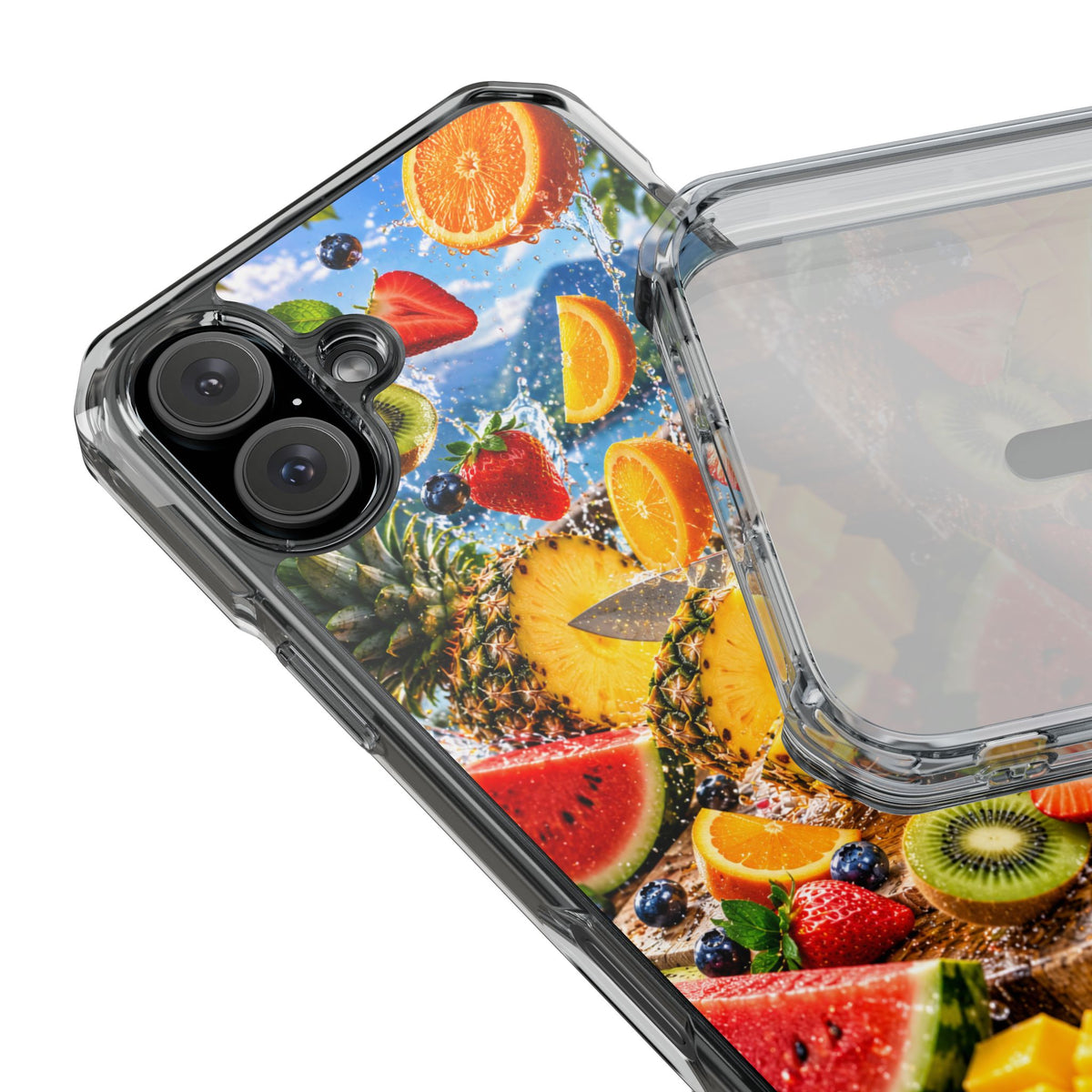Tropical Fruit Splash | Cinematic Fresh Fruit MagSafe® Impact Case for iPhone 14, 15, 16 & 17