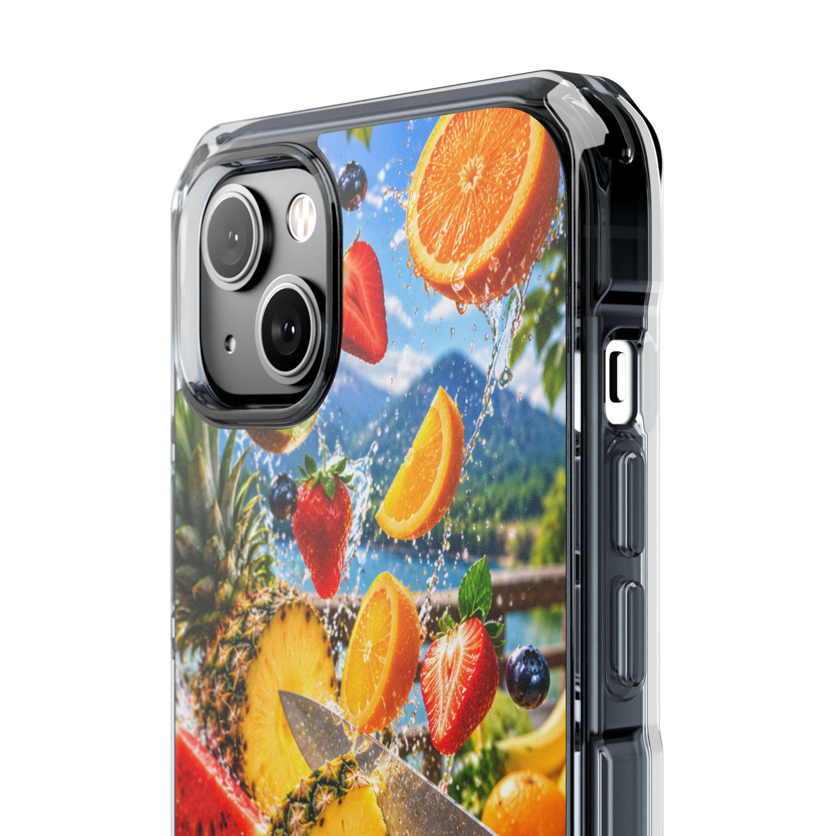 Tropical Fruit Splash | Cinematic Fresh Fruit MagSafe® Impact Case for iPhone 14, 15, 16 & 17