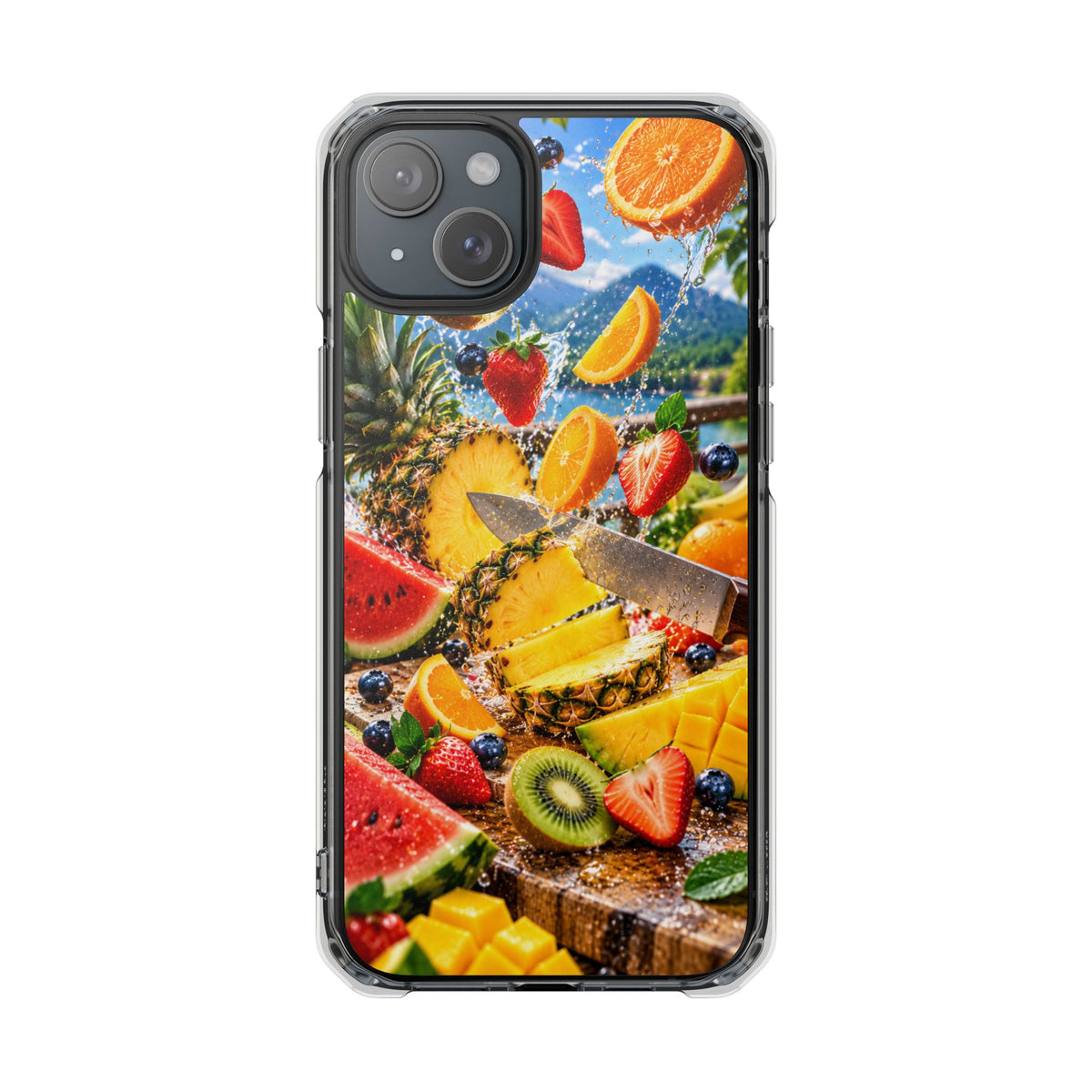 Tropical Fruit Splash | Cinematic Fresh Fruit MagSafe® Impact Case for iPhone 14, 15, 16 & 17