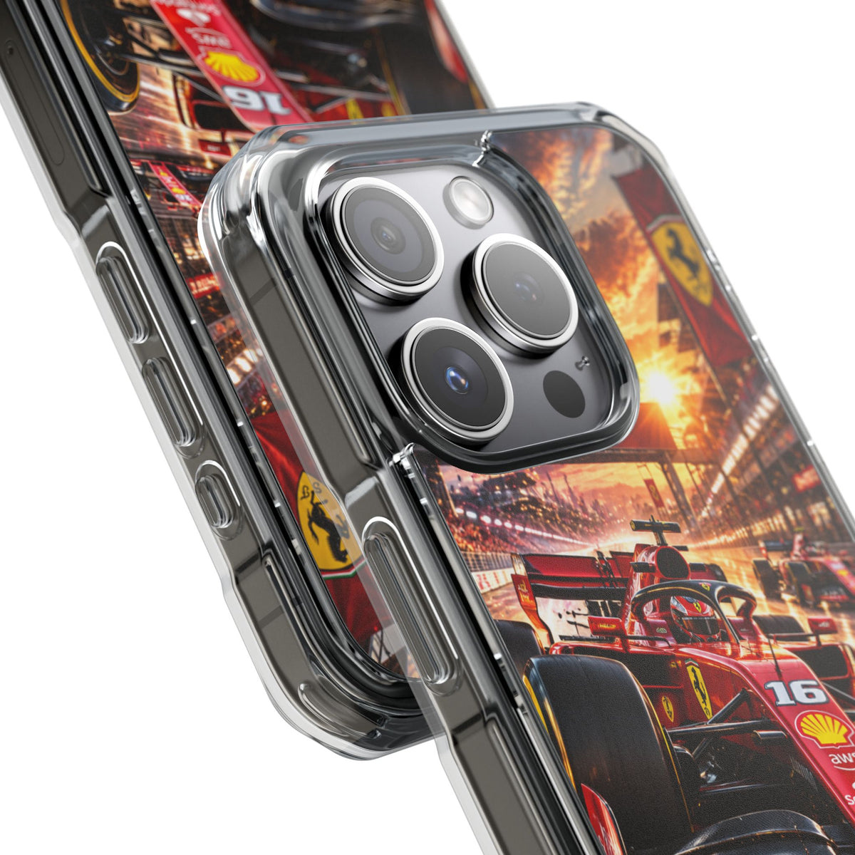 Ferrari F1 Racing Thunder | Cinematic Formula Racing MagSafe® Impact Case for iPhone 14, 15, 16 & 17