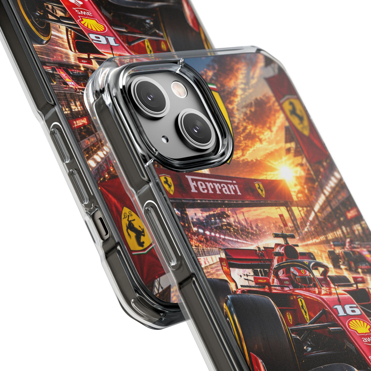 Ferrari F1 Racing Thunder | Cinematic Formula Racing MagSafe® Impact Case for iPhone 14, 15, 16 & 17