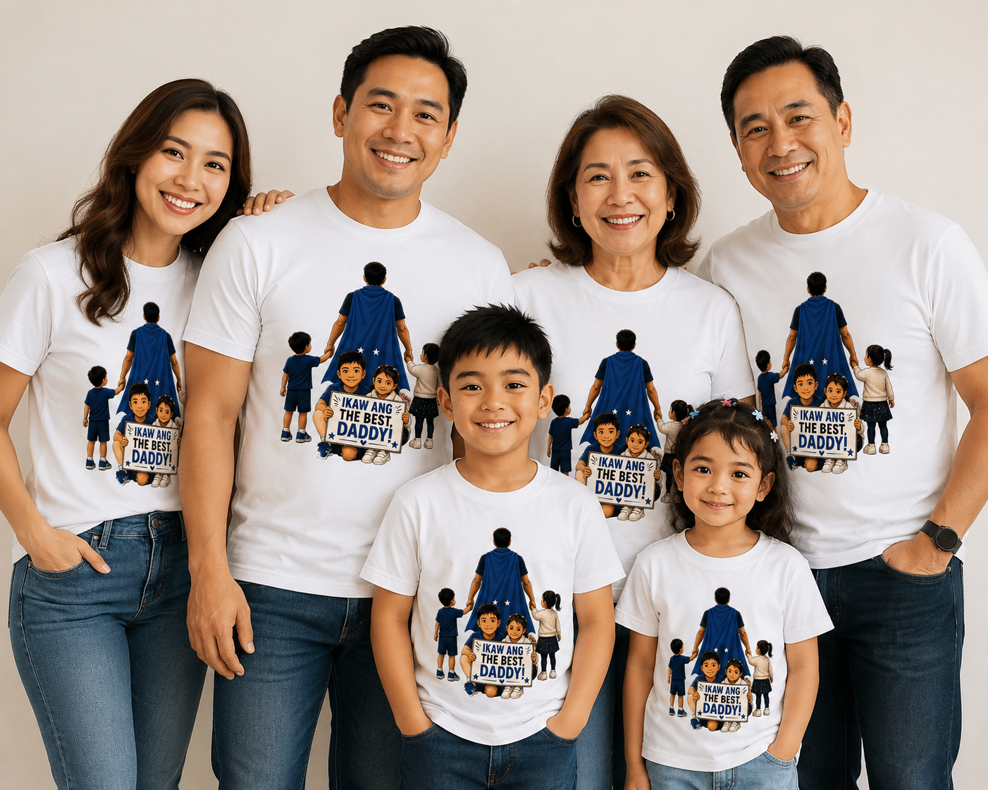 Ikaw Ang The Best Daddy! Filipino Father’s Day Family Shirt Design