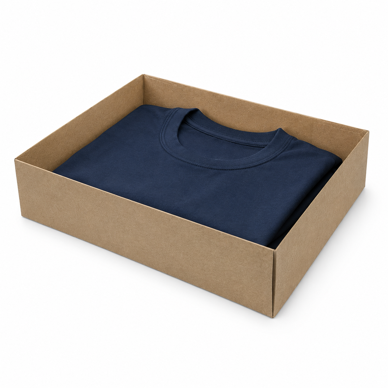 Kraft Paper Gift Tray Box – Eco-Friendly Recyclable Multi-Purpose Packaging Box for Shirts, Gifts, Bakery, Documents & Small Items