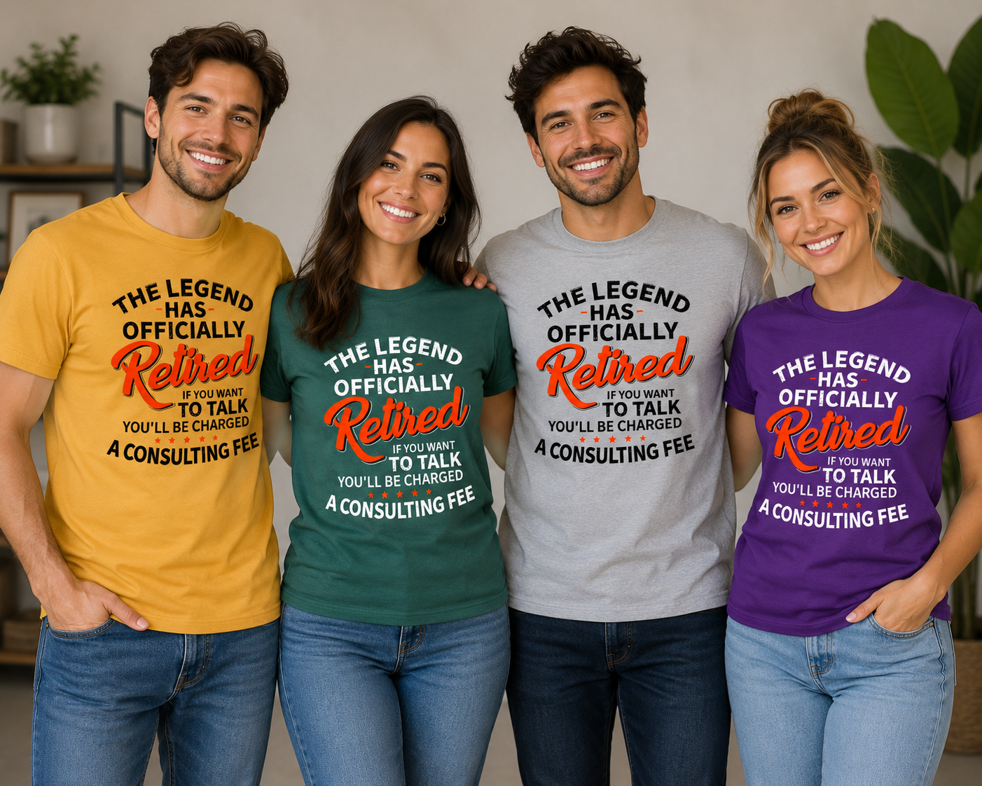 The Legend Has Officially Retired Unisex T-Shirt for Men and Women