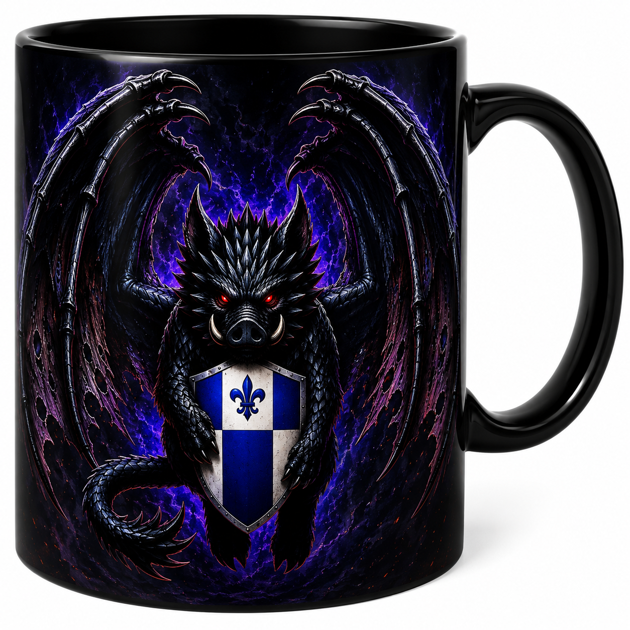 Custom Dragon Guardian Mug Set