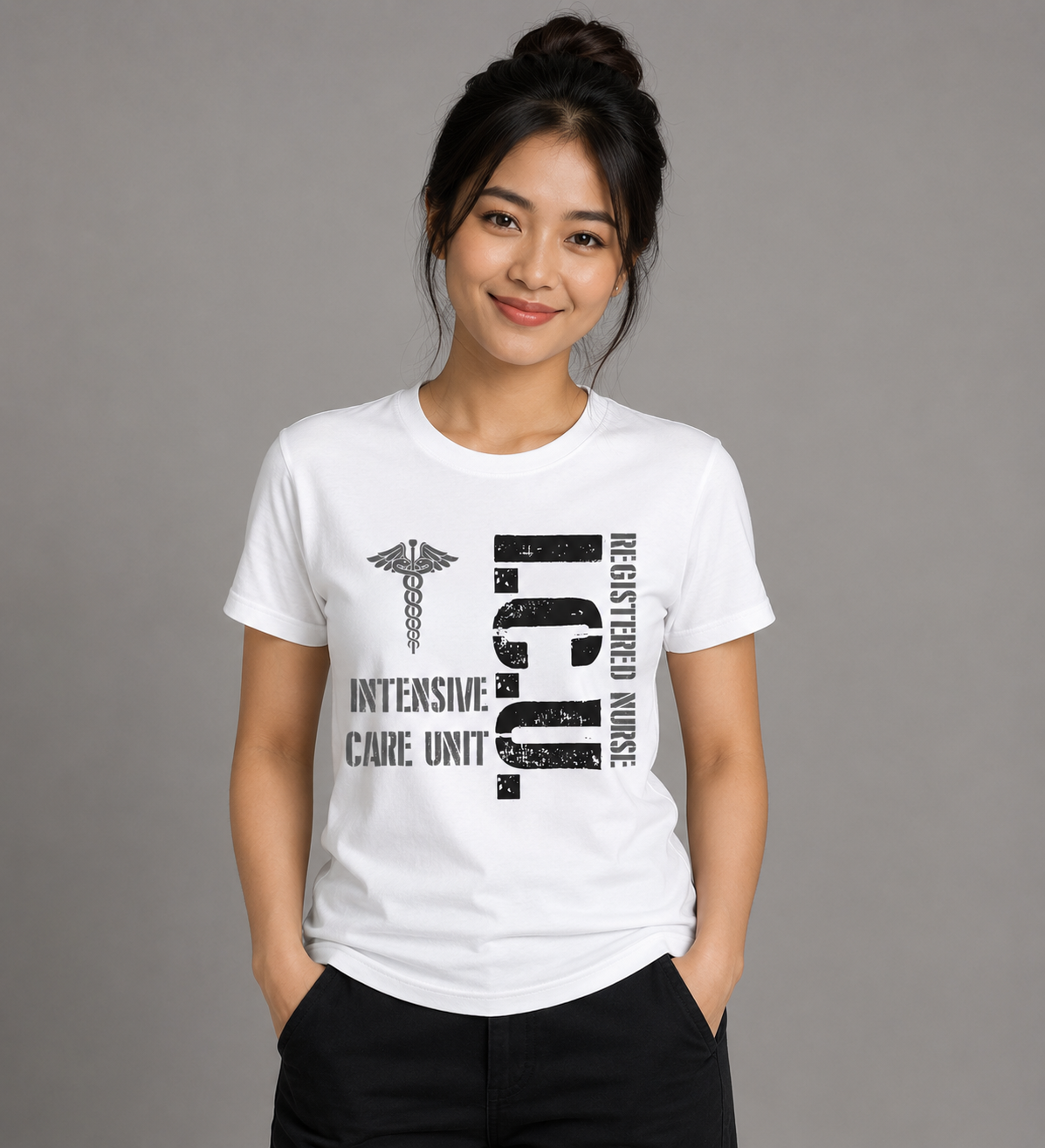 ICU Registered Nurse Intensive Care Unit Unisex T-Shirt for Men and Women