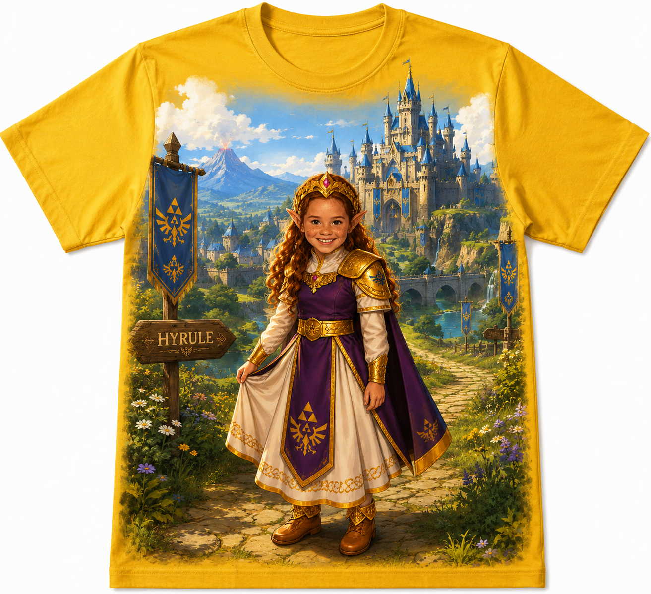 Fantasy Princess Kids Graphic T-Shirt
