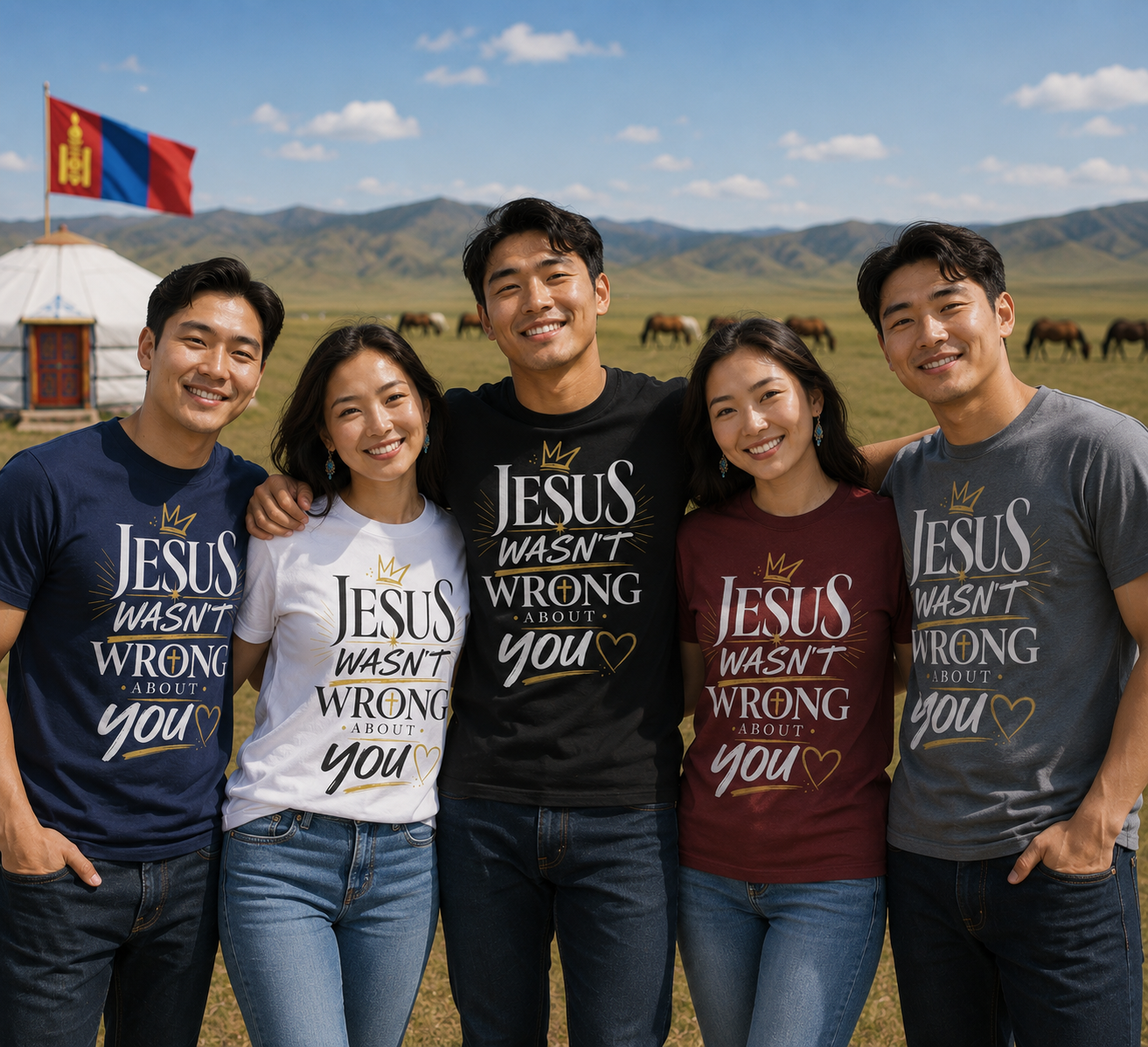 Jesus Wasn't Wrong About You | Inspirational Christian Graphic Tee | Faith Based Shirt for Men & Women | Encouraging Jesus Quote T-Shirt