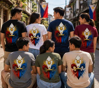 Fleur de Pilipinas | Filipino Heritage Graphic Tee | Philippines Inspired Shirt | Filipino Pride Apparel for Men & Women